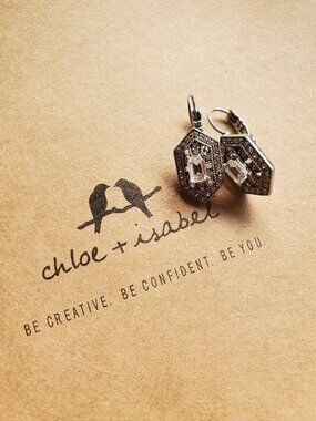 Chloe and Isabel Art Deco inspired earrings